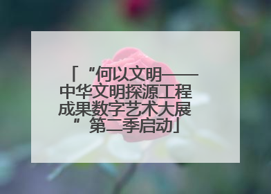 “何以文明——中华文明探源工程成果数字艺术大展”第二季启动