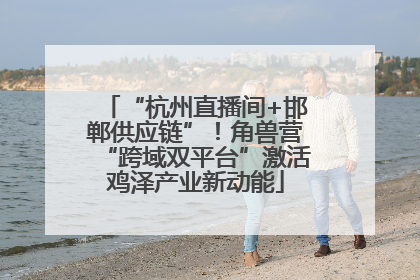 “杭州直播间+邯郸供应链”！角兽营“跨域双平台”激活鸡泽产业新动能