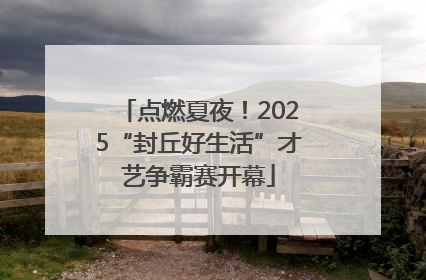 点燃夏夜！2025“封丘好生活”才艺争霸赛开幕