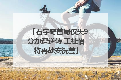 石宇奇首局仅失9分却遭逆转 王祉怡将再战安洗莹