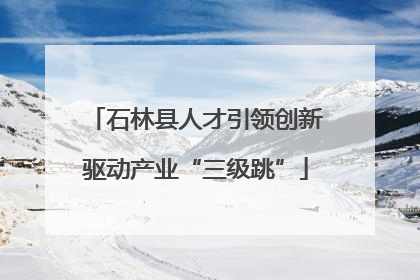 石林县人才引领创新驱动产业“三级跳”