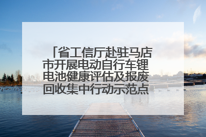 省工信厅赴驻马店市开展电动自行车锂电池健康评估及报废回收集中行动示范点建设调研指导