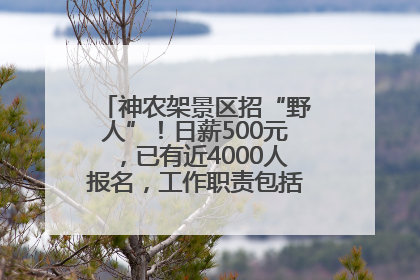 神农架景区招“野人”！日薪500元，已有近4000人报名，工作职责包括“接受游客投喂”