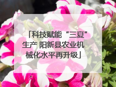 科技赋能“三夏”生产 阳新县农业机械化水平再升级