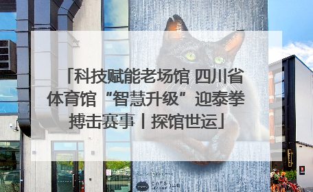 科技赋能老场馆 四川省体育馆“智慧升级”迎泰拳搏击赛事丨探馆世运