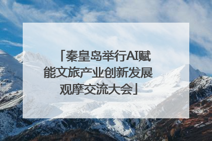 秦皇岛举行AI赋能文旅产业创新发展观摩交流大会
