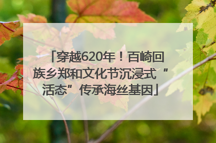 穿越620年！百崎回族乡郑和文化节沉浸式“活态”传承海丝基因