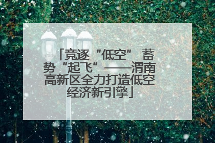 竞逐“低空” 蓄势“起飞”——渭南高新区全力打造低空经济新引擎