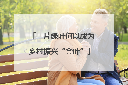 一片绿叶何以成为乡村振兴“金叶”