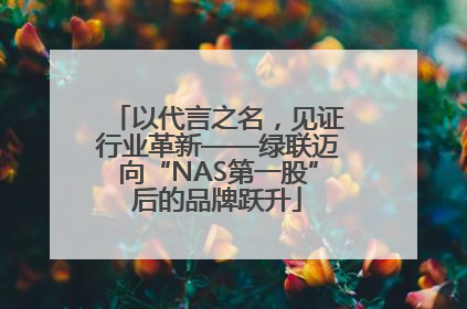 以代言之名，见证行业革新——绿联迈向“NAS第一股”后的品牌跃升