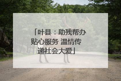 叶县：助残帮办贴心服务 温情传递社会大爱