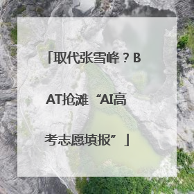 取代张雪峰？BAT抢滩“AI高考志愿填报”