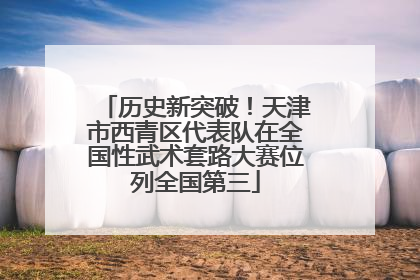 历史新突破！天津市西青区代表队在全国性武术套路大赛位列全国第三