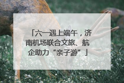 六一遇上端午，济南机场联合文旅、航企助力“亲子游”