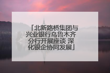 北新路桥集团与兴业银行乌鲁木齐分行开展座谈 深化银企协同发展