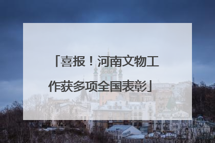 喜报！河南文物工作获多项全国表彰