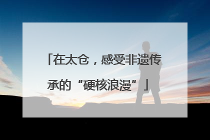 在太仓，感受非遗传承的“硬核浪漫”