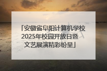 安徽省阜阳计算机学校2025年校园开放日暨文艺展演精彩纷呈