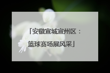 安徽宣城宣州区：篮球赛场展风采