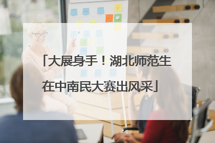 大展身手！湖北师范生在中南民大赛出风采