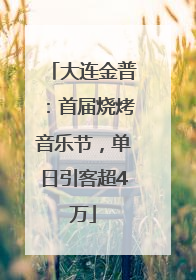 大连金普：首届烧烤音乐节，单日引客超4万