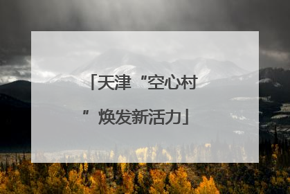 天津“空心村”焕发新活力