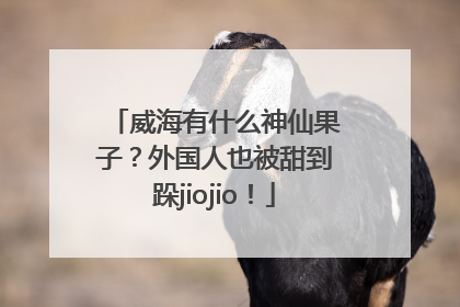 威海有什么神仙果子？外国人也被甜到跺jiojio！