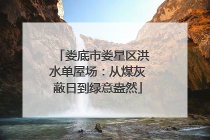 娄底市娄星区洪水单屋场：从煤灰蔽日到绿意盎然