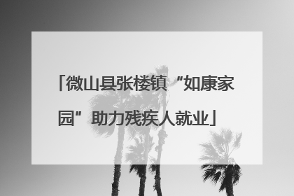 微山县张楼镇“如康家园”助力残疾人就业
