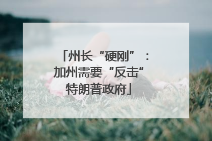 州长“硬刚”：加州需要“反击”特朗普政府