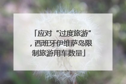 应对“过度旅游”，西班牙伊维萨岛限制旅游用车数量