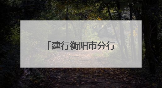 建行衡阳市分行：学习张富清先进事迹 书写金融为民美好篇章