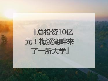 总投资10亿元！梅溪湖畔来了一所大学