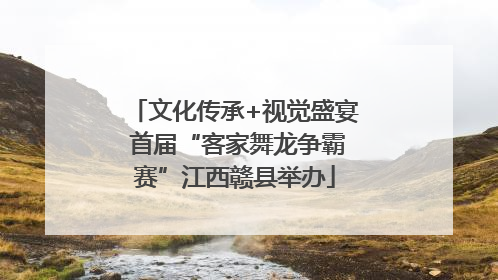 文化传承+视觉盛宴 首届“客家舞龙争霸赛”江西赣县举办