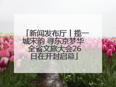 新闻发布厅丨揽一城宋韵 寻东京梦华 全省文旅大会26日在开封启幕