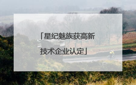 星纪魅族获高新技术企业认定