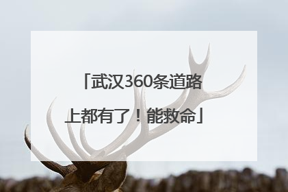 武汉360条道路上都有了！能救命