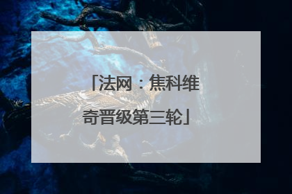 法网：焦科维奇晋级第三轮