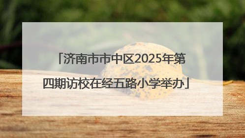 济南市市中区2025年第四期访校在经五路小学举办