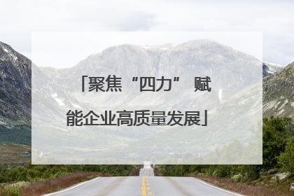 聚焦“四力” 赋能企业高质量发展