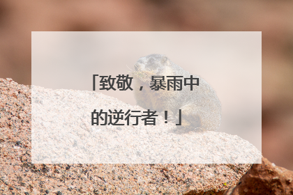 致敬，暴雨中的逆行者！