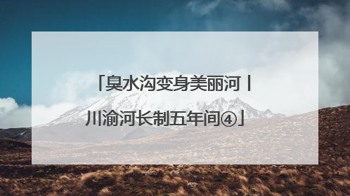 臭水沟变身美丽河丨川渝河长制五年间④