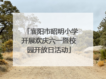 襄阳市昭明小学开展欢庆六一暨校园开放日活动