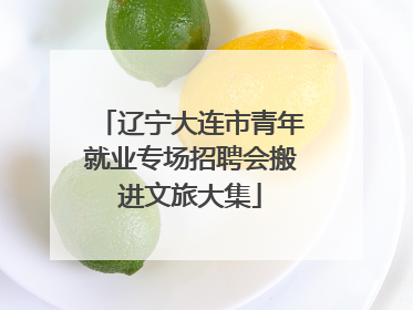 辽宁大连市青年就业专场招聘会搬进文旅大集