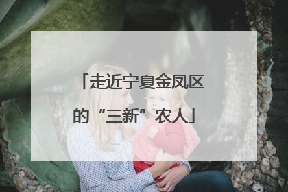 走近宁夏金凤区的“三新”农人