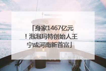 身家1467亿元！泡泡玛特创始人王宁成河南新首富
