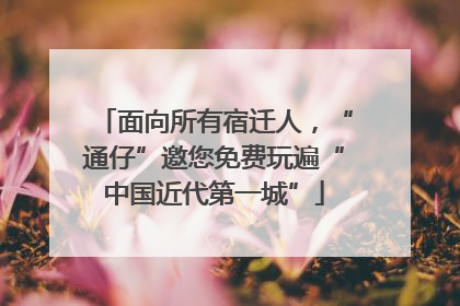 面向所有宿迁人，“通仔”邀您免费玩遍“中国近代第一城”