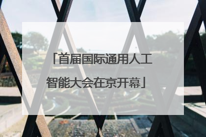 首届国际通用人工智能大会在京开幕
