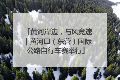 黄河岸边，与风竞速｜黄河口（东营）国际公路自行车赛举行