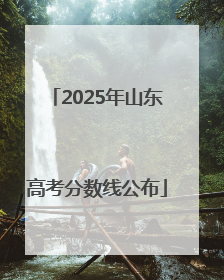 2025年山东高考分数线公布